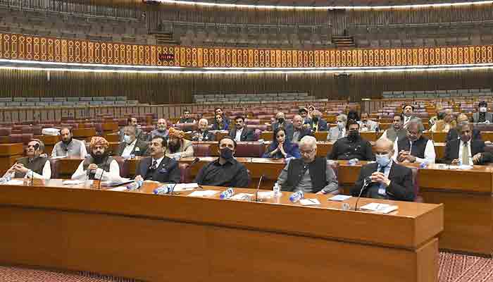 Top political leaders attend the meeting of the Parliamentary Committee on National Security.