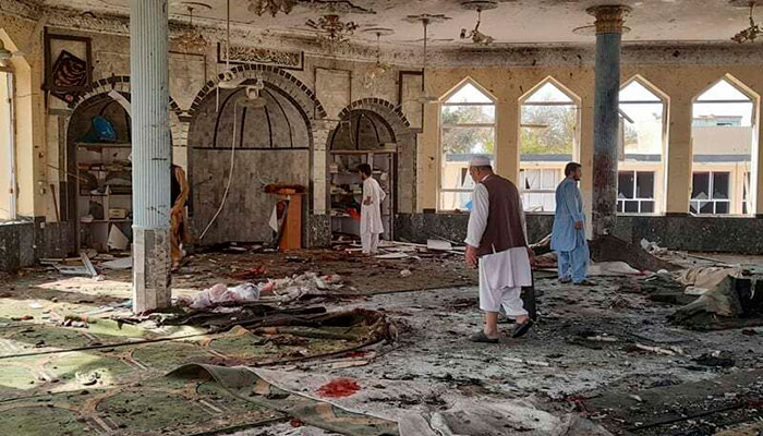 Three killed in Afghan mosque blast