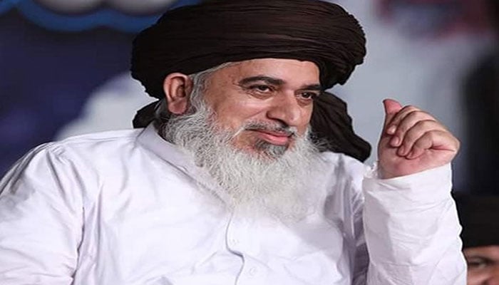 Late TLP founder Khadim Hussain Rizvi. File photo