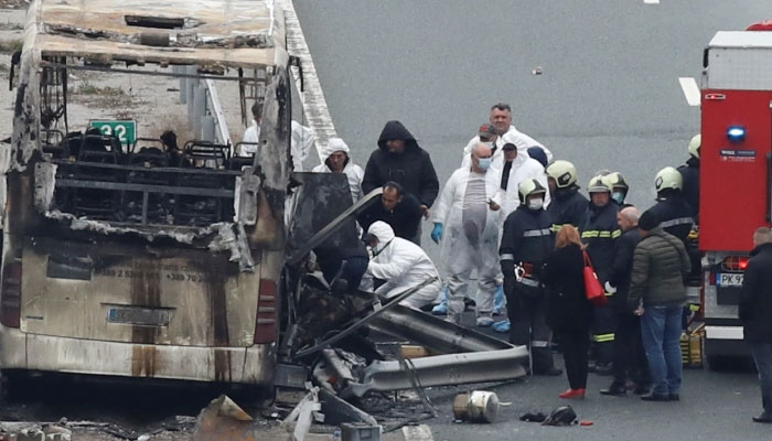 46 killed in bus crash on Bulgaria highway