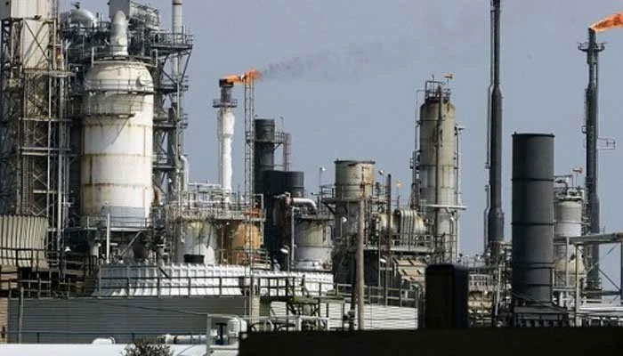 File photo of an oil refinery.