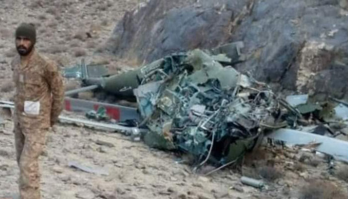 Two army pilots martyred in Siachen copter crash