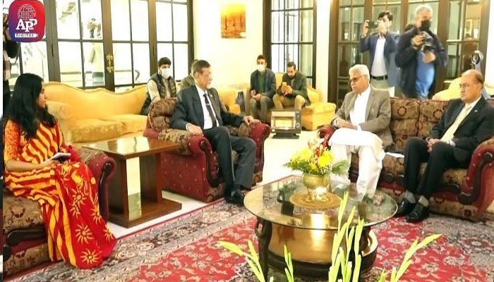 PTI team visits Sri Lankan High Commission