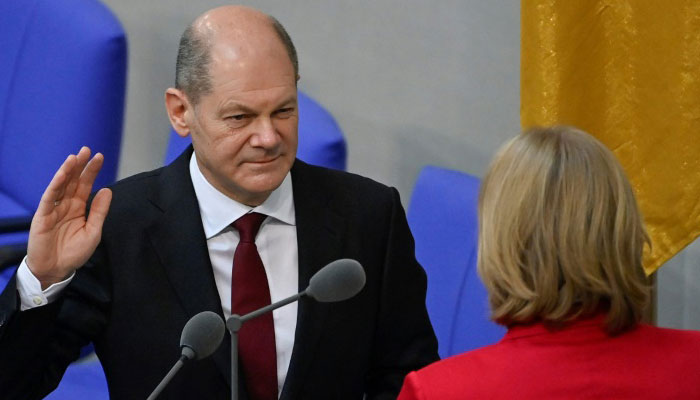 Scholz vows ‘new beginning’ for Germany as Merkel exits