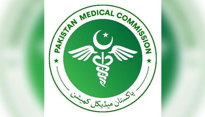 Pakistan Medical Commission (PMC) logo.