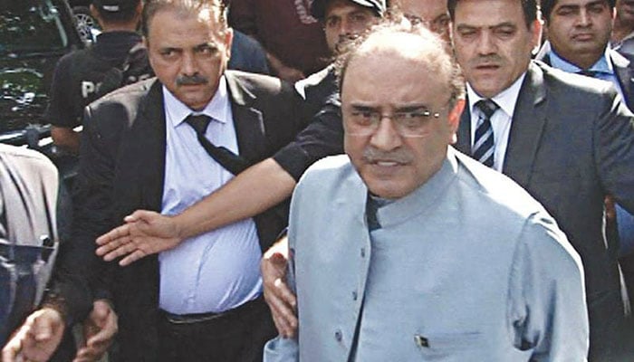 Former president Asif Ali Zardari.