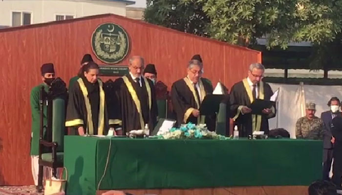 Three new IHC judges take oath