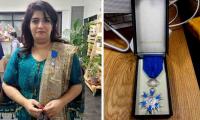 Pakistani woman gets prestigious French award