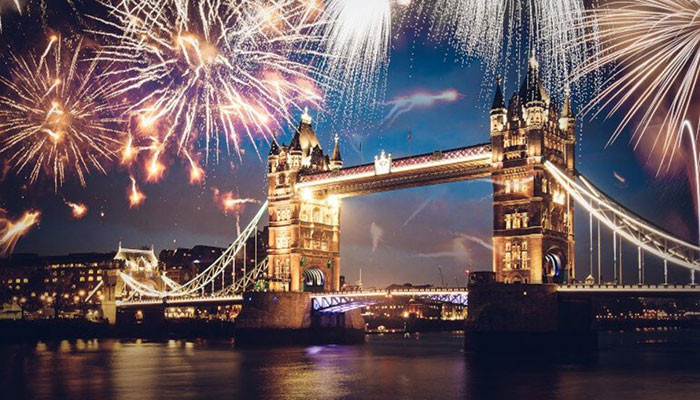 Inggris mencatat Malam Tahun Baru terpanas