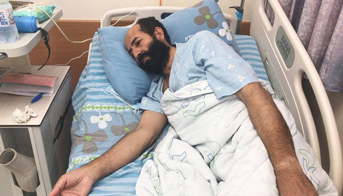 Concern over Palestinian prisoner on hunger strike