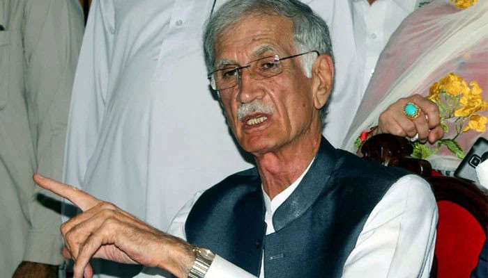 PTI workers' convention: Khattak gets angry as workers chant slogans against inflation - Vimarsana News