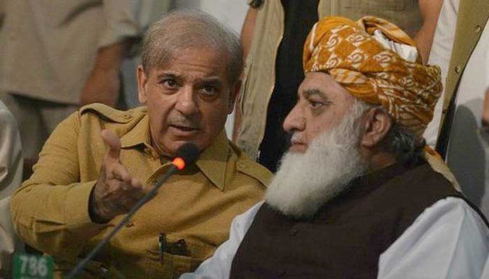 Shehbaz, Fazl discuss options for ouster of PTI govt