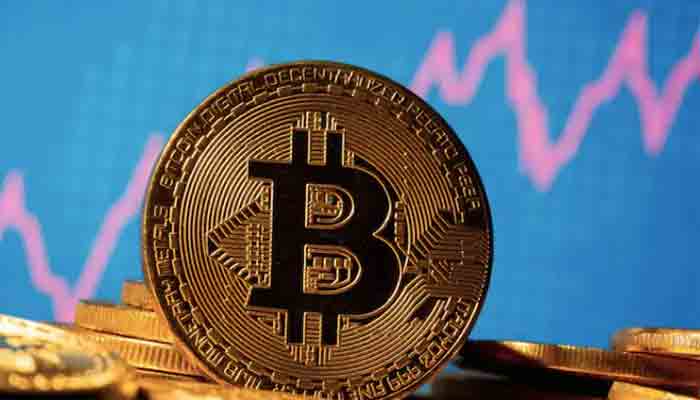 The risks of cryptocurrencies far outweigh its benefits for Pakistan, according to a SBP report. -Photo AFP