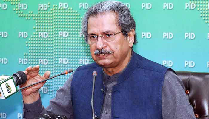 Federal Education Minister Shafqat Mehmood. -File photo