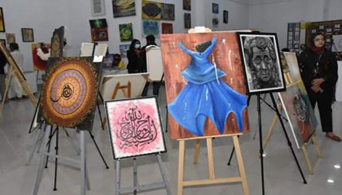 Two-day calligraphy exhibition opens at Arts Council