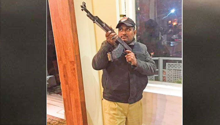 Police constable Farzand Ali.