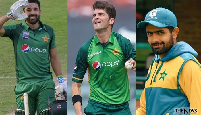 Babar, Rizwan, Shaheen named in ICC T20I team of the year