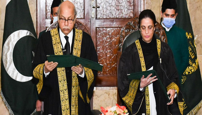Justice Ayesha Malik sworn in as first female judge of SC