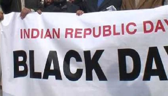 JKLF observes India’s Republic Day as black day
