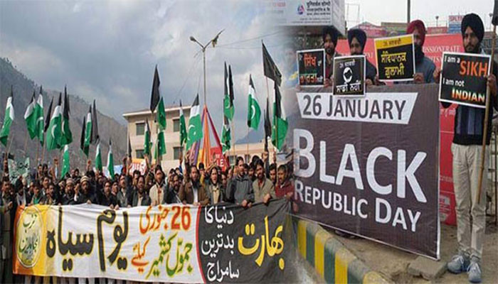 Kashmiris mark Indian Republic Day as Black Day - Vimarsana News