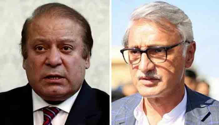 Former prime minister Nawaz Sharif (L) and PTI leader Jahangir Tareen (R) have been disqualified for lifetime by the courts. File photo