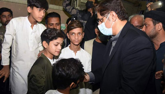Sindh CM visits residences of deceased MQM-P activist, injured MPA