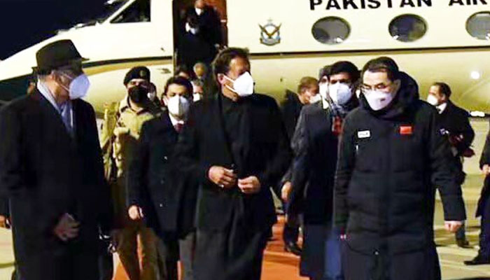 PM Imran Khan reaches China on four-day visit