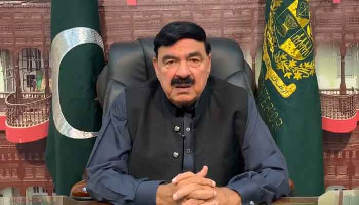 Sheikh Rashid says PM Imran Khan will emerge victorious in the political battle. -The News/File