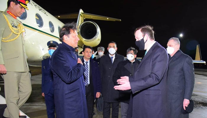 PM Imran Khan arrives in Russia on two-day visit