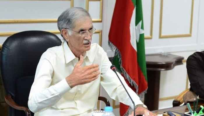 Pervez Khattak says theres no threat to PTI government. -The News/File