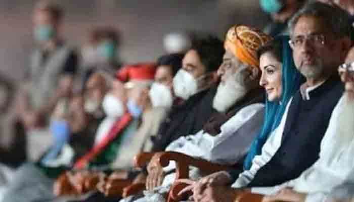 Fazlur Rehman has said that the opposition will table the no-confidence motion to topple the PTI-led government within the next 48 hours. -The News/File