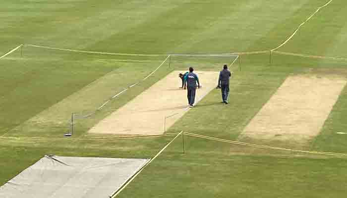 The surface looks good for batting-meaning bat first strip after winning the toss, according to an official. Picture Arfa Feroz Zake