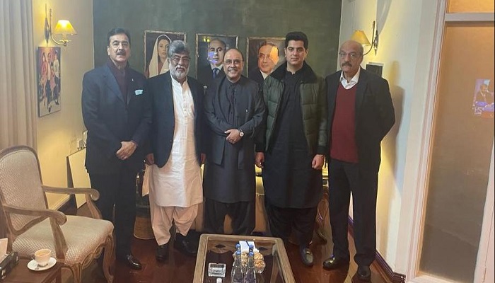 Rind meets Zardari, days after quitting as SAPM