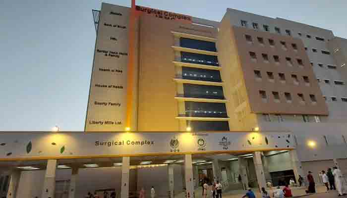 An external view of JPMC Surgical Complex. -Twitter