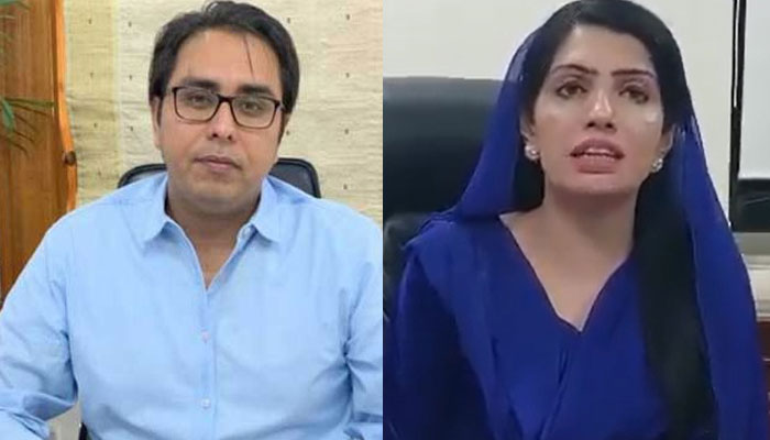A concert of profanity: SAPM Shahbaz Gill, PTI MNA Aliya swear at opponents in TV shows