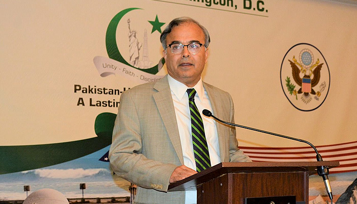 Dr Asad Majeed Khan, former Ambassador of Pakistan to the US. -Photo— Asad Khan Twitter