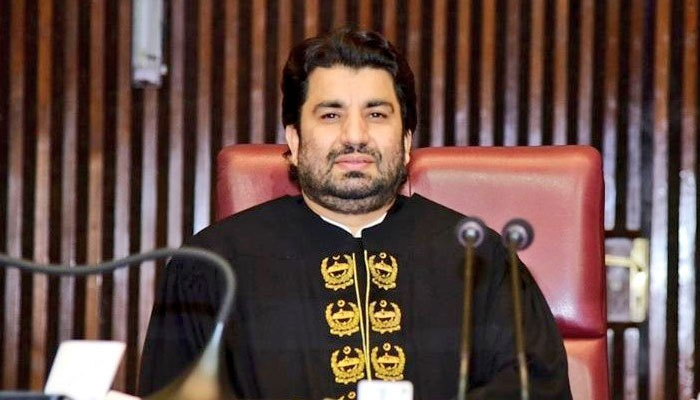 Former deputy speaker of the National Assembly, Qasim Suri. Photo: Twitter