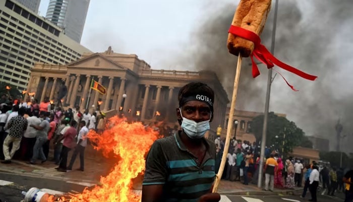 Demonstrators have demanded the resignation of the government over its handling of the economy. Photo: AFP
