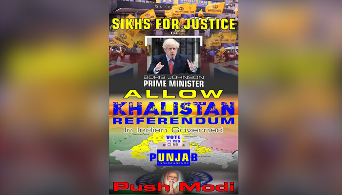 Push Modi to allow Khalistan Referendum in Punjab, Sikh group asks Johnson