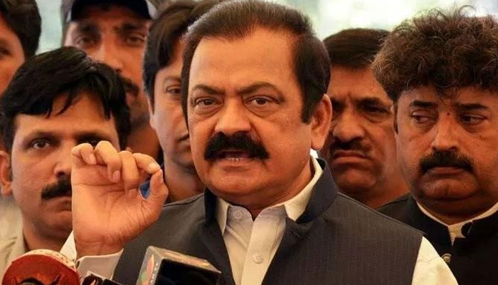 Rana Sanaullah. Photo: The News/File