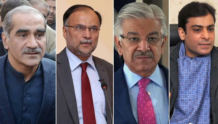 Sharifs, Khaqan, Ahsan, Khawaja Asif, Saad removed from ECL