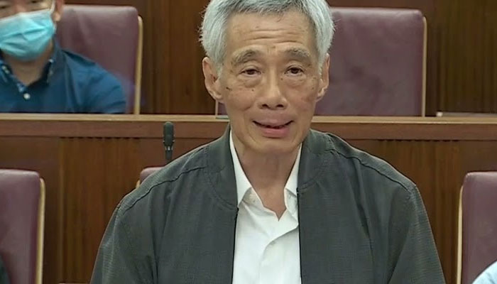 Lee Hsien Loong. Photo: Screengrab of a Youtube video