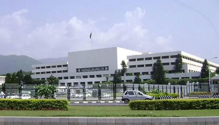 The parliament building in Islamabad. Photo: The News/File
