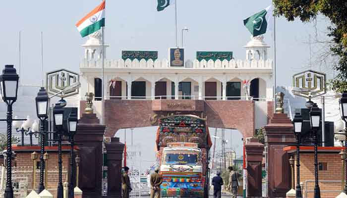 Wagah Border in Lahore. Photo: AFP