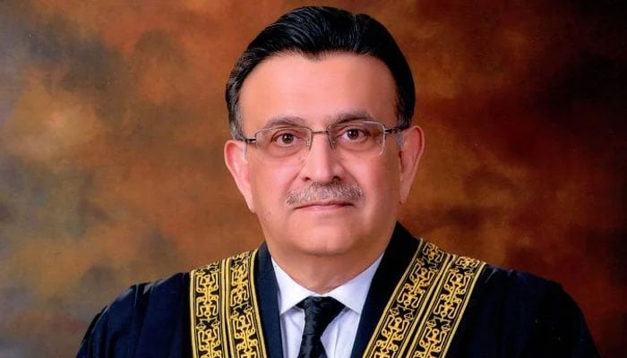 Chief Justice of Pakistan Justice Umer Ata Bandial. Photo: The supreme court website.