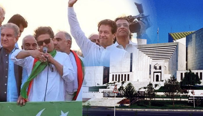 The PTI seeks the Supreme Courts protection for its second long march yet to be announced. Photo: The News/File