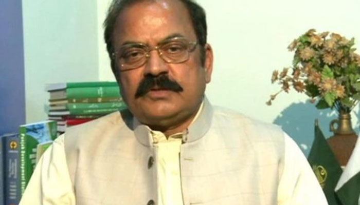 Interior Minister Rana Sanaullah. Photo: The News/File