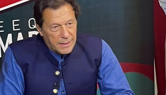 Ex-PM Imran Khan. Photo: The News/File