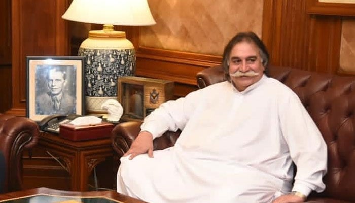 PTI MNA Mir Khan Muhammad Jamali. Photo: Twitter