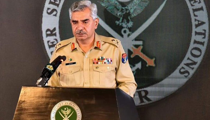 Director General (DG) of Inter-Services Public Relations (ISPR) Major General Babar Iftikhar. Photo: The News/File